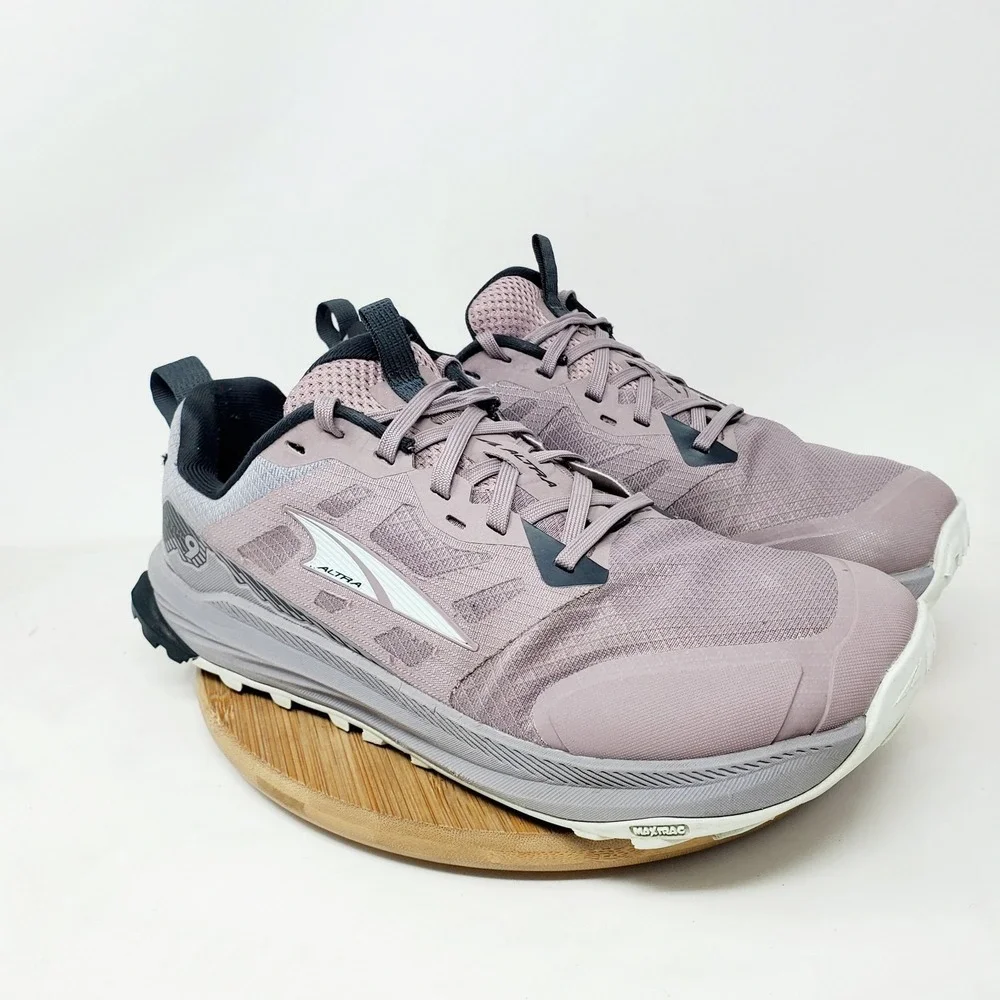 Altra Lone Peak 9 Shoes Womens 9 Purple Trail Running Hiking Barefoot Sneaker